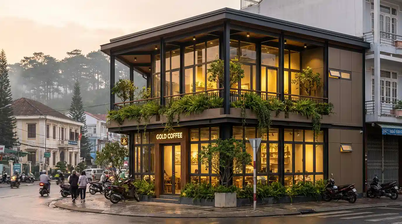 Gold Coffee — Coffee shop Đà Lạt